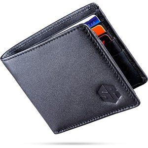 Leather Wallets for Men with Keyring and Beautiful Gift Box